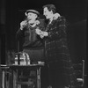 Anthony Quinn and Robert Westenberg in a scene from the Broadway revival of the musical "Zorba".
