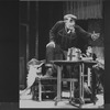 Anthony Quinn (C) and Rob Marshall (R) in a scene from the Braodway revival of the musical "Zorba".