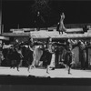 Rob Marshall (4L) dancing in a scene from the Braodway revival of the musical "Zorba".