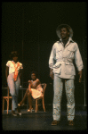 Cleavant Derricks (R) in a scene from the Broadway production of the musical "Dreamgirls." (New York)