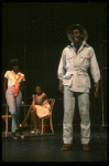 Cleavant Derricks (R) in a scene from the Broadway production of the musical "Dreamgirls." (New York)