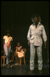 Cleavant Derricks (R) in a scene from the Broadway production of the musical "Dreamgirls." (New York)