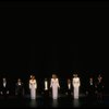 Cast taking a curtain call at the end of the Broadway production of the musical "Dreamgirls." (New York)