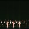 Cast taking a curtain call at the end of the Broadway production of the musical "Dreamgirls." (New York)
