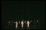 Cast taking a curtain call at the end of the Broadway production of the musical "Dreamgirls." (New York)