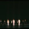 Cast taking a curtain call at the end of the Broadway production of the musical "Dreamgirls." (New York)