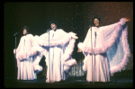 L-R) Jennifer Holliday, Sheryl Lee Ralph and Loretta Devine singing "Dreamgirls" from the Broadway production of the musical "Dreamgirls." (New York)