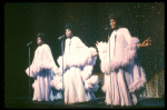 L-R) Jennifer Holliday, Sheryl Lee Ralph and Loretta Devine singing "Dreamgirls" from the Broadway production of the musical "Dreamgirls." (New York)