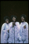 L-R) Jennifer Holliday, Sheryl Lee Ralph and Loretta Devine singing "Dreamgirls" from the Broadway production of the musical "Dreamgirls." (New York)