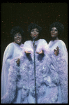 L-R) Jennifer Holliday, Sheryl Lee Ralph and Loretta Devine singing "Dreamgirls" from the Broadway production of the musical "Dreamgirls." (New York)