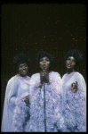 L-R) Jennifer Holliday, Sheryl Lee Ralph and Loretta Devine singing "Dreamgirls" from the Broadway production of the musical "Dreamgirls." (New York)