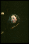 Jennifer Holliday singing "I Am Changing" in a scene from the Broadway production of the musical "Dreamgirls." (New York)