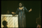 Jennifer Holliday singing "I Am Changing" in a scene from the Broadway production of the musical "Dreamgirls." (New York)