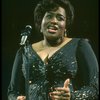 Jennifer Holliday singing "One Night Only" in a scene from the Broadway production of the musical "Dreamgirls." (New York)