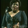 Jennifer Holliday singing "One Night Only" in a scene from the Broadway production of the musical "Dreamgirls." (New York)