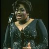 Jennifer Holliday singing "One Night Only" in a scene from the Broadway production of the musical "Dreamgirls." (New York)