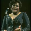 Jennifer Holliday singing "One Night Only" in a scene from the Broadway production of the musical "Dreamgirls." (New York)