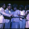 L-R) B. Harney, O. Babatunde, C. Derricks, J. Holliday, L. Devine and S.L. Ralph in a scene from the Broadway production of the musical "Dreamgirls." (New York)