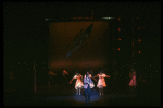 R-L) B. Harney, O. Babatunde, C. Derricks, J. Holliday, L. Devine and S.L. Ralph in a scene from the Broadway production of the musical "Dreamgirls." (New York)