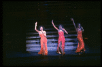 Deborah Burrell, Sheryl Lee Ralph, and Loretta Devine performing the "Dreams" medley in a scene from the Broadway production of the musical Dreamgirls