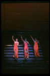 Deborah Burrell, Sheryl Lee Ralph, and Loretta Devine performing the "Dreams" medley in a scene from the Broadway production of the musical Dreamgirls