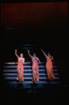 Deborah Burrell, Sheryl Lee Ralph, and Loretta Devine performing the "Dreams" medley in a scene from the Broadway production of the musical Dreamgirls