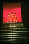 Deborah Burrell, Sheryl Lee Ralph, and Loretta Devine performing the "Dreams" medley in a scene from the Broadway production of the musical Dreamgirls