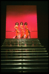 Deborah Burrell, Sheryl Lee Ralph, and Loretta Devine performing the "Dreams" medley in a scene from the Broadway production of the musical Dreamgirls