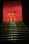 Deborah Burrell, Sheryl Lee Ralph, and Loretta Devine performing the "Dreams" medley in a scene from the Broadway production of the musical Dreamgirls