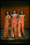 Deborah Burrell, Sheryl Lee Ralph, and Loretta Devine performing the "Dreams" medley in a scene from the Broadway production of the musical Dreamgirls