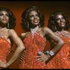 Deborah Burrell, Sheryl Lee Ralph, and Loretta Devine performing the "Dreams" medley in a scene from the Broadway production of the musical Dreamgirls