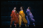 R-L) Loretta Devine, Sheryl Lee Ralph and Deborah Burrell singing "One Night Only" in a scene from the Broadway production of the musical "Dreamgirls." (New York)
