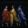 R-L) Loretta Devine, Sheryl Lee Ralph and Deborah Burrell singing "One Night Only" in a scene from the Broadway production of the musical "Dreamgirls." (New York)
