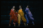 R-L) Loretta Devine, Sheryl Lee Ralph and Deborah Burrell singing "One Night Only" in a scene from the Broadway production of the musical "Dreamgirls." (New York)