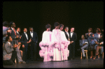 L-R) Jennifer Holliday, Sheryl Lee Ralph and Loretta Devine at a press conference in a scene from the Broadway production of the musical "Dreamgirls." (New York)