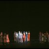 A press conference in a scene from the Broadway production of the musical "Dreamgirls." (New York)