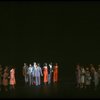 A press conference in a scene from the Broadway production of the musical "Dreamgirls." (New York)