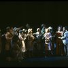A press conference in a scene from the Broadway production of the musical "Dreamgirls." (New York)