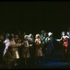 A press conference in a scene from the Broadway production of the musical "Dreamgirls." (New York)
