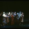 A press conference in a scene from the Broadway production of the musical "Dreamgirls." (New York)
