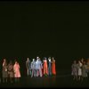 A press conference in a scene from the Broadway production of the musical "Dreamgirls." (New York)