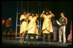 L-R) Sheryl Lee Ralph, Loretta Devine, Jennifer Holliday and Obba Babatunde in a scene from the Broadway production of the musical "Dreamgirls." (New York)