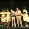 L-R) Sheryl Lee Ralph, Loretta Devine, Obba Babatunde, Ben Harney and Jennifer Holliday in a scene from the Broadway musical "Dreamgirls." (New York)