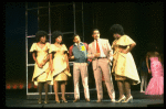 L-R) Sheryl Lee Ralph, Loretta Devine, Obba Babatunde, Ben Harney and Jennifer Holliday in a scene from the Broadway musical "Dreamgirls." (New York)