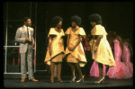 L-R) Vondie Curtis-Hall, Sheryl Lee Ralph, Loretta Devine and Jennifer Holliday in a scene from the Broadway production of the musical "Dreamgirls." (New York)