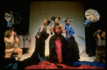 L-R) Deborah Burrell, Sheryl Lee Ralph and Loretta Devine posing for VOGUE spread in a scene from the Broadway production of the musical "Dreamgirls." (New York)