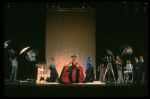L-R) Deborah Burrell, Sheryl Lee Ralph and Loretta Devine posing for VOGUE spread in a scene from the Broadway production of the musical "Dreamgirls." (New York)