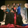 L-R) Deborah Burrell, Sheryl Lee Ralph and Loretta Devine posing for VOGUE spread in a scene from the Broadway production of the musical "Dreamgirls." (New York)