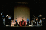 L-R) Deborah Burrell, Sheryl Lee Ralph and Loretta Devine posing for VOGUE spread in a scene from the Broadway production of the musical "Dreamgirls." (New York)