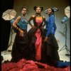 L-R) Deborah Burrell, Sheryl Lee Ralph and Loretta Devine posing for VOGUE spread in a scene from the Broadway production of the musical "Dreamgirls." (New York)